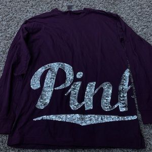 Pink brand long sleeve shirt like for offers